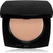 Avon True Colour kremasti tekoči puder s pudrastim učinkom odtenek 215P Ivory 9 g