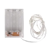 Rayher Mini LED lučke, 1,2m 10 lučk, na baterije s časovnikom, (20633858)