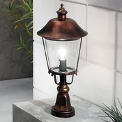ORION Svjetlo na postolju Marielle nostalgicnog dizajna - Anticki - crno-bakrena, prozirna - Metal