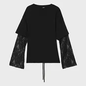 Cropp - Crna bluza - CRNO