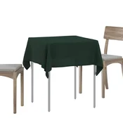 vidaXL Klobučevina za mizo Kvadrat Temno zelena 90 x 90 cm Poliester