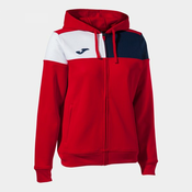 CREW V ZIP-UP HOODIE RED NAVY WHITE XS