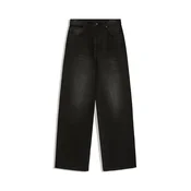 Bershka Kavbojke črn denim
