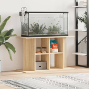 Stalak za akvarij Sonoma hrast 100x40x60 cm Konstruirano drvo