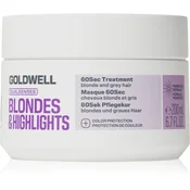 Goldwell Dualsenses Blondes & Highlights 60Sec Treatment intenzivna regenerativna nega za blond lase in lase s prameni 200 ml