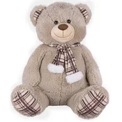 Plush Friends plišasti medved 65cm sedeč s šalom