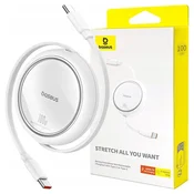 Baseus Kabel izvlečni izvlečni kabel USB-C 100W Free2Draw Mini 1m bel, (21831648)
