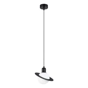 Sollux SL.1358 - Luster na sajli HYPERION 1xG9/8W/230V crna
