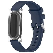 INF Deljiv silikonski ovitek s PC pasom za Google Fitbit Air Dark Blue, (5000310515)