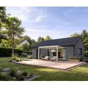Bioklimatska pergola Ancora — Električni/3 x 4 m/Bela/Stenska
