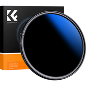 K&F CONCEPT 62MM C Series Ultra-thin Variable/Fader,ND2-2000 Blue Coated