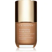 Clarins Everlasting Youth Fluid posvetlitvena podlaga SPF 15 odtenek 113 Chestnut 30 ml