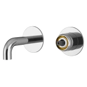 ULTRAMIX telo skrite umivalniške mešalne baterije z izlivom 10 cm, krom - Krom - Sapho - 72 - Medeninasti - Lepilo - Drugo - 3-delne tuš kabine - 14