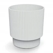 shumee Bel rebrast plastični cvetlični lonec na peclju, 13,8x12,8 cm, pokrov Milly Round