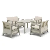 Scandi Fiesta linea duo set vrtnega pohištva pebble grey-beige