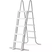 Varnostna lestev s kovinsko konstrukcijo za bazene z višino 122 - 132 cm