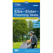 ADFC-Regionalkarte Elbe-Elster-Flaeming Skate, 1:75.000, reiß- und wetterfest, mit kostenlosem GPS-Download der Touren via BVA-w
