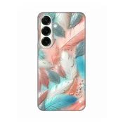 Maska za telefon Silikonska Print za Samsung S936B Galaxy S25 Plus Pastel Feathers