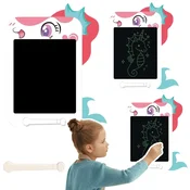 LCD plošča za risanje Stylus Unicorn - bela