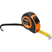 Valjani jekleni merilni trak 7,5 m x 25 mm, avtomatsko zaklepanje, dva gumba za zaustavitev 67-224