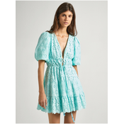 Turquoise womens dress Pepe Jeans Delia - Women