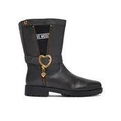 LOVE MOSCHINO Škornji JA24174G0PIJ100A Črna