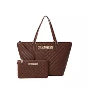 STEVE MADDEN Nakupovalna torba Bjude-2 rjava/zlata