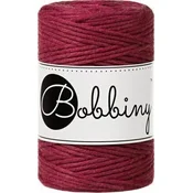 Bobbiny Macrame Cord 1,5 mm 100 m Wine Red Vrvica