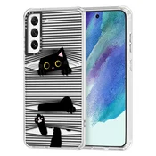 Infostyle Ovitek MOSNOVO za Samsung Galaxy S21 FE - Black Cat