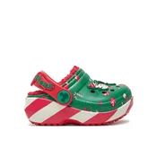Crocs Natikači Classic Mickey Xmass Lined Clog T 210815 Zelena