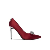 Juicy Couture Čevlji z visoko peto EO-C5164-1 Bordo rdeča