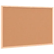 Vidaxl Magnetna bela tabla z okvirjem iz masivnega borovega lesa 60 x 40 cm