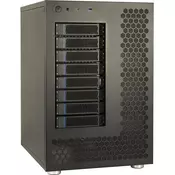 Inter-Tech NAS-8 HDD enclosure Black 2.5 /3.5