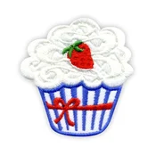 shumee Patchion Muffin - Cupcake - Magnetna podlaga - Vezeni našitek/značka/emblem