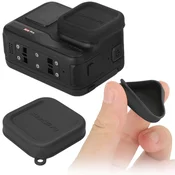 Sunnylife Gumijast ovitek za objektiv kamere za Insta360/Ace/Ace Pro - črn