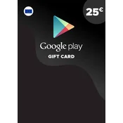 Google Play Gift Card 25 EUR Key EUROPE