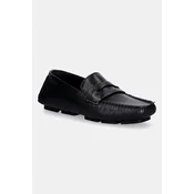 Calvin Klein mokasini ženski usnjeni SQUARE DRIVER LTH