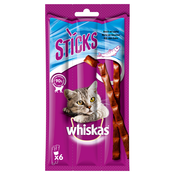 Whiskas Sticks 28 x 36 g - Bogate lososom