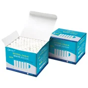 KREDA ŠOLSKA OKRUGLA BREZPRAŠNA FI-12 MM DEBELA PK100 CONNECT BELA