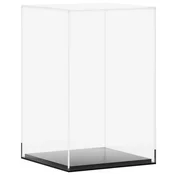 Vidaxl Razstavna škatla prozorna 14x14x22 cm akril