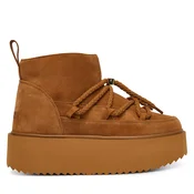 Škornji za sneg Inuikii Classic Low Platform 1001.006.0012 Rjava