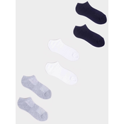 Yoclub Unisexs Ankle Thin Cotton Socks Patterns Colours 3-Pack SKS-0094U-0000