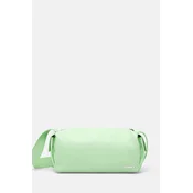 Usnjena torbica Sunnei zelena barva, MACCWBAG006