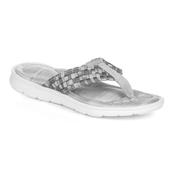 Womens flip-flops LOAP SILENTA Grey/White