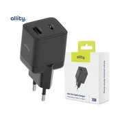 Allity ATC-01-30WAC punjac GaN PD QC (C-A) 30W crni ( 21376 )