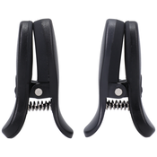 Doc Johnson Vibro Grippers Rechargeable Vibrating Clamps Black DJH074A