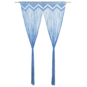 Vidaxl Zavesa makrame 140x240 cm bombaž
