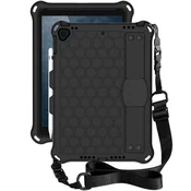 GS Ovitek za iPad 10.2 2021/2020/2019 (9./8./7. generacija), hibridno močan s paščkom, črn