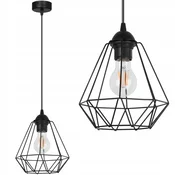 GH STROPNA VISEČA SVETILKA DIAMOND LOFT EDISON RETRO
