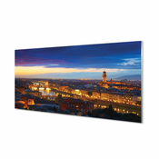 tulup.si Stenska plošča za kuhinjo Italija nočna panorama mostov 140x70 cm
